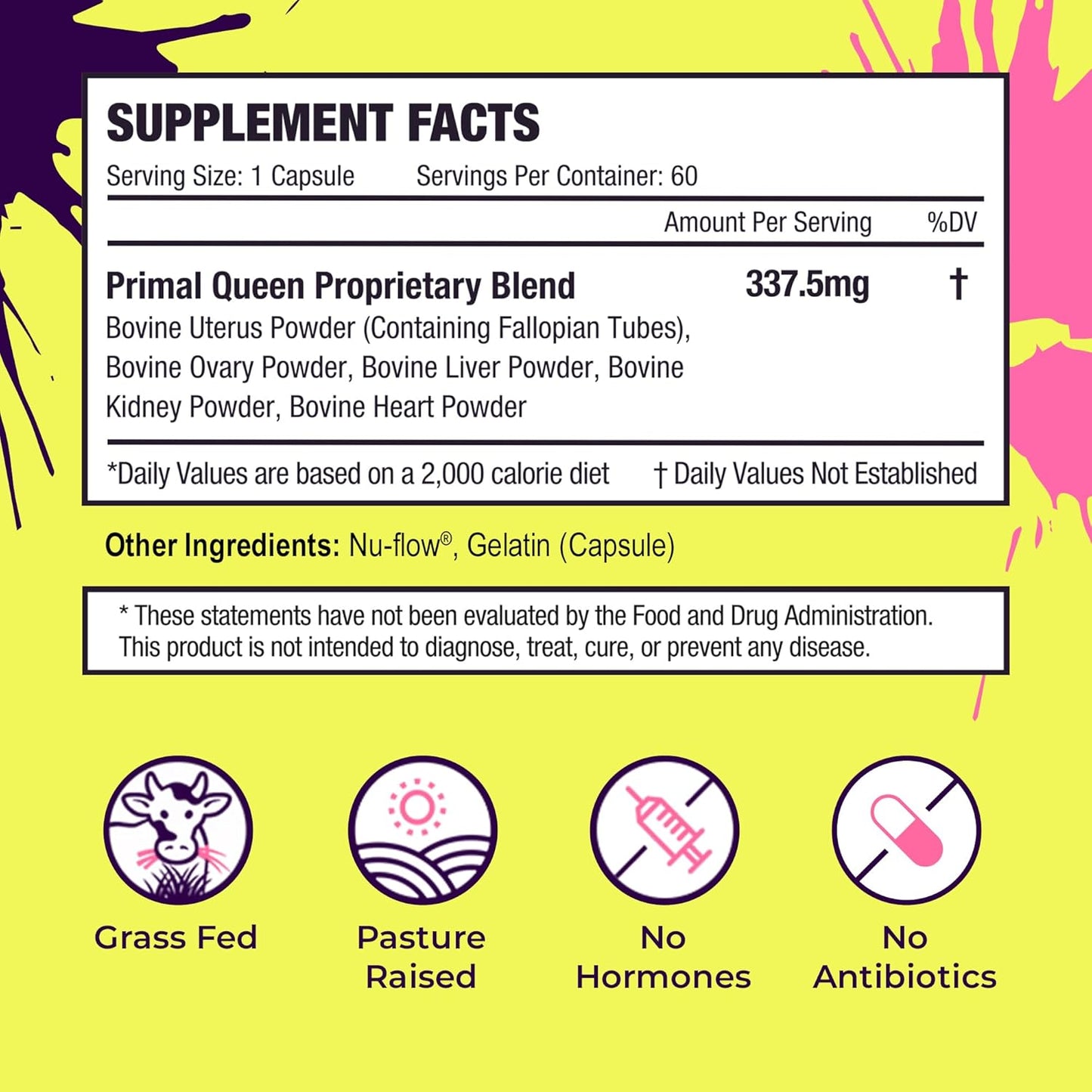 Primal Queen Beef Organ Superfood Supplement Optimized for Women